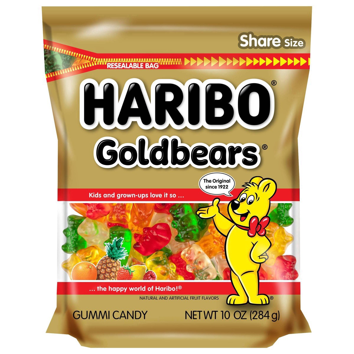 slide 19 of 22, Haribo Share Size Goldbears Gummi Candy 10 oz, 10 oz