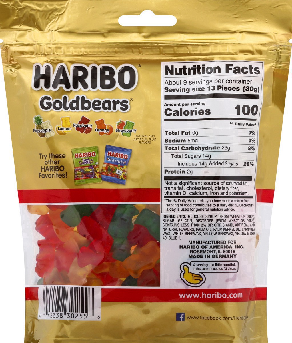 slide 10 of 22, Haribo Share Size Goldbears Gummi Candy 10 oz, 10 oz