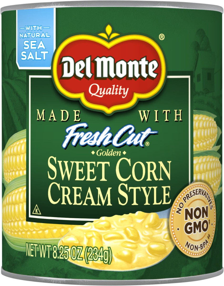 slide 2 of 4, Del Monte Fresh Cut Golden Cream Style Sweet Corn 8.25 oz Can, 8.25 oz