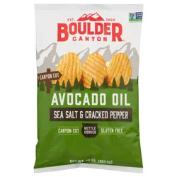 Boulder Canyon Avocado Oil Sea Salt & Cracked Pepper