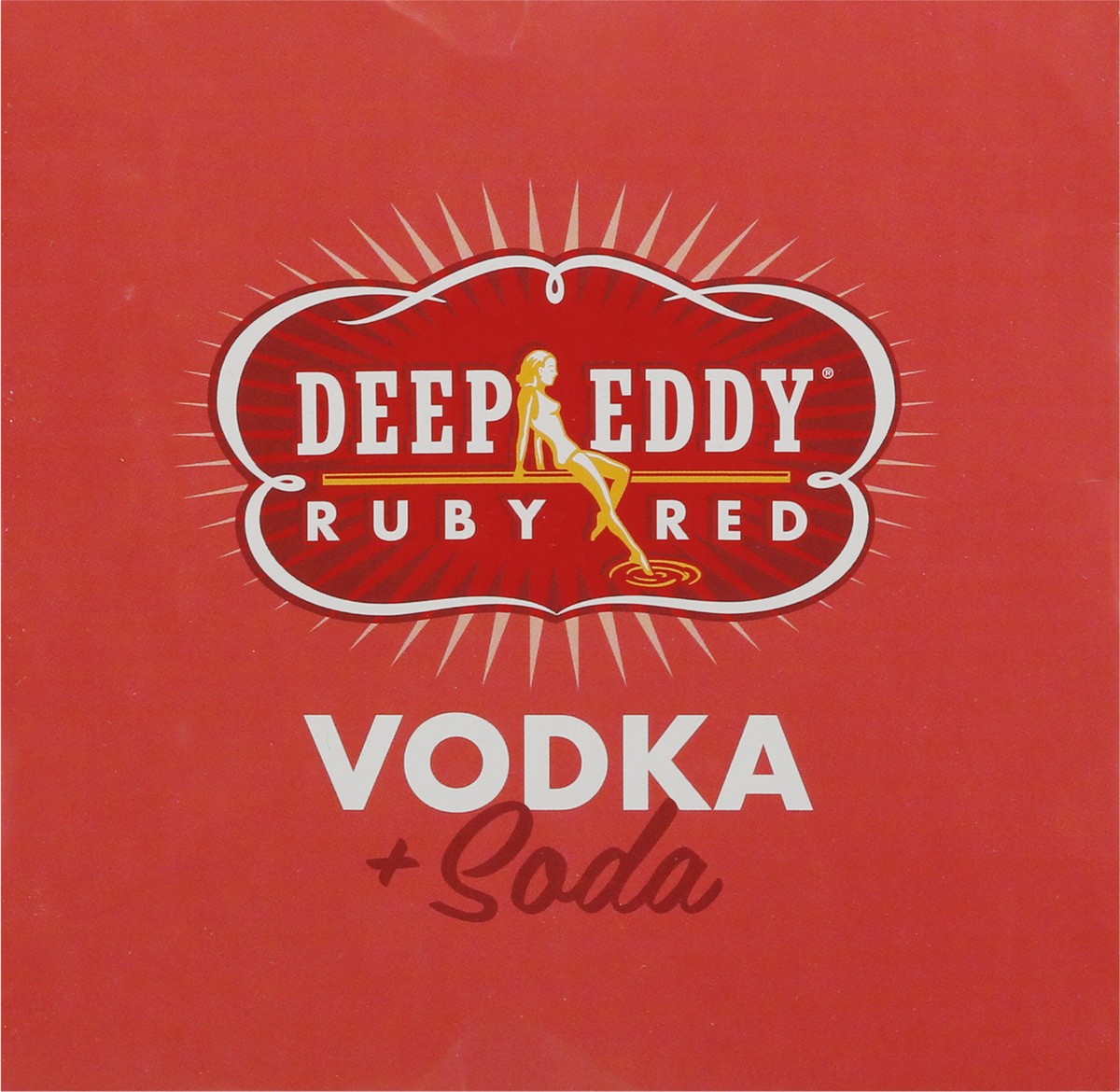 slide 6 of 9, Deep Eddy Ruby Red Grapefruit Vodka + Soda 4 - 12 fl oz Cans, 4 ct; 12 oz