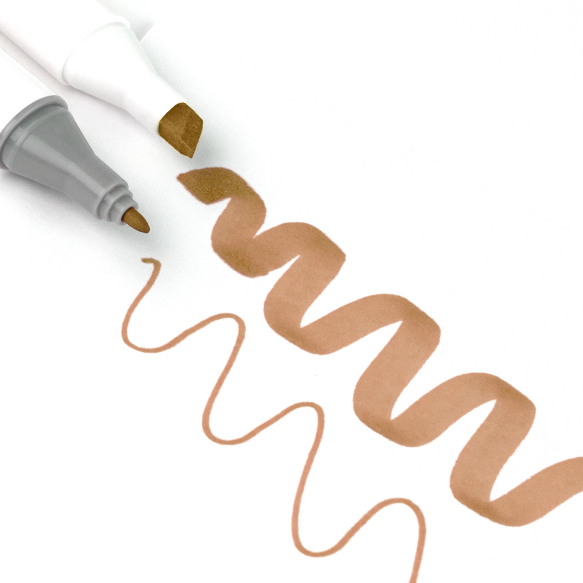 slide 2 of 5, Ohuhu Oahu 6 Color Portrait Alcohol Marker Set, chisel/fine