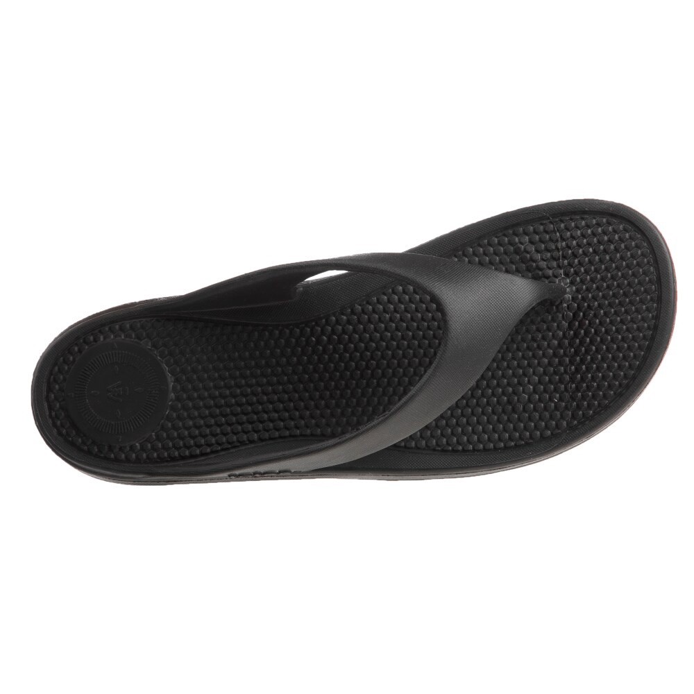 slide 2 of 5, Totes Sol Bounce Ara Thong Flip Flops - Black, 1 ct