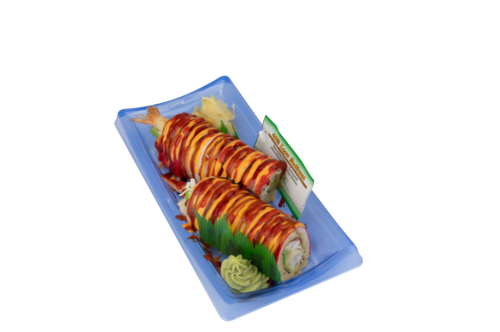 slide 1 of 1, Sushi Afc Brown Rice Spicy Tiger Roll, 11 oz