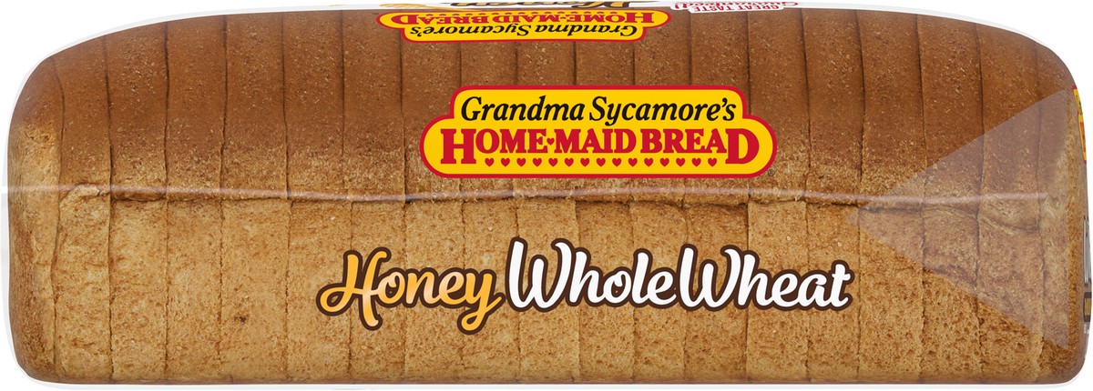 slide 3 of 7, Grandma Sycamore's Honey Whole Wheat Bread, 24 oz, Wheat Bread, Bag, 24 oz