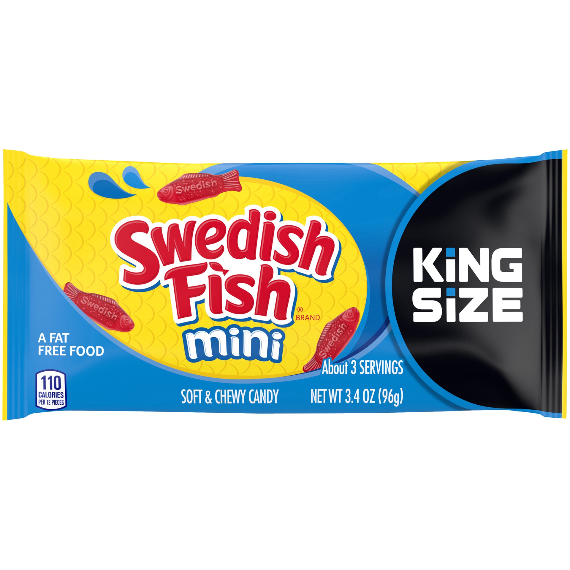 slide 1 of 4, Swedish Fish King Size, 1 ct