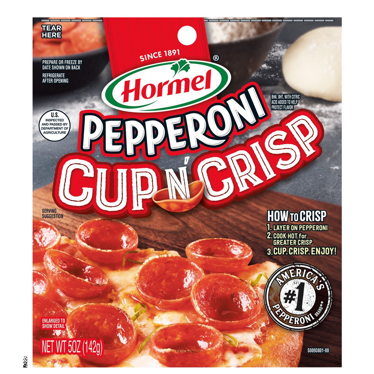 slide 1 of 3, HORMEL PEPPERONI Cup and Crisp Original, 5 oz