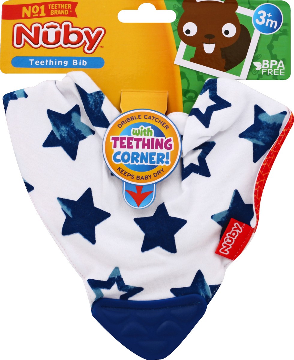 slide 2 of 2, Nuby Bandana Bib with Teething Corner, 1 ct