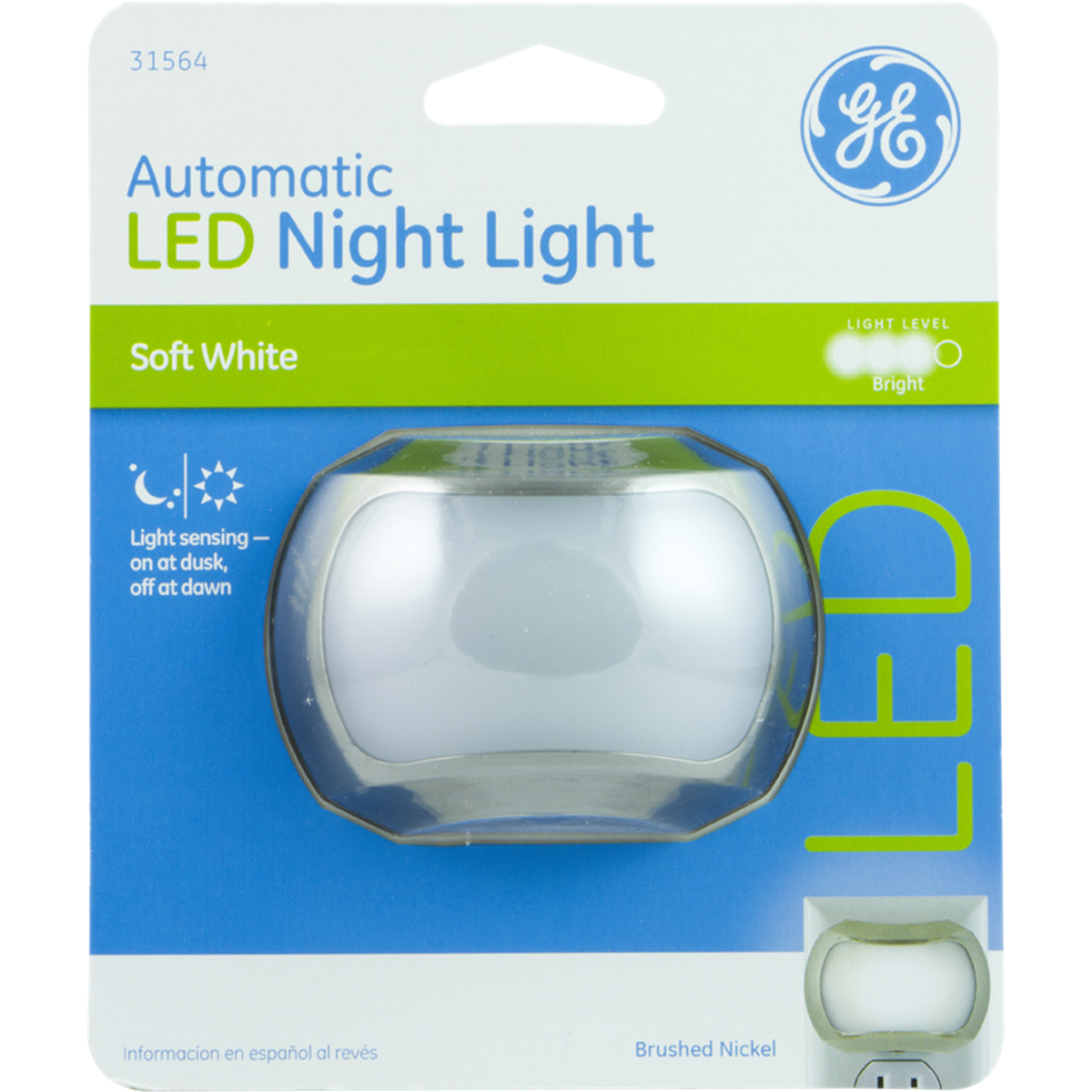 slide 1 of 4, GE Automatic LED Night Light, 1 ct