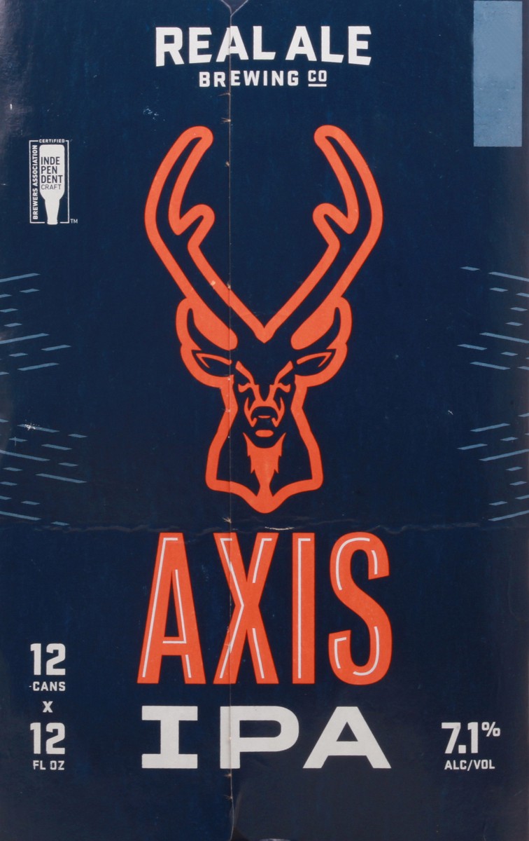 slide 2 of 11, Real Ale Brewing Co IPA Axis Beer 12-12 fl oz Cans, 12 ct