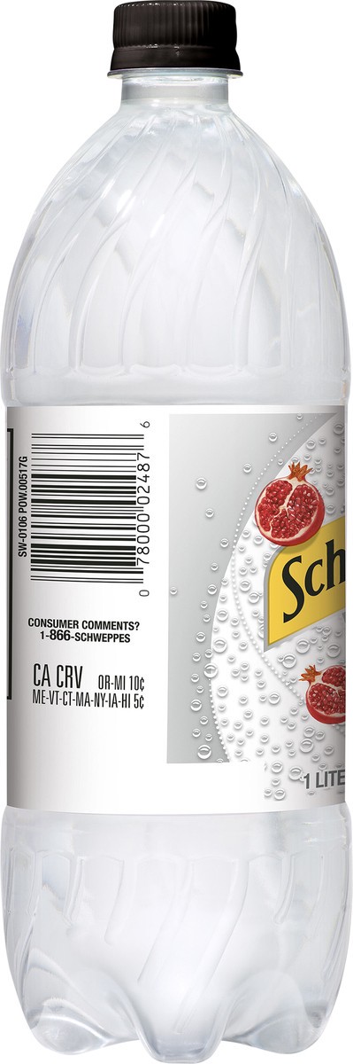 slide 3 of 7, Schweppes Sparkling Pomegranate Seltzer Water 33.8 fl oz, 33.8 fl oz