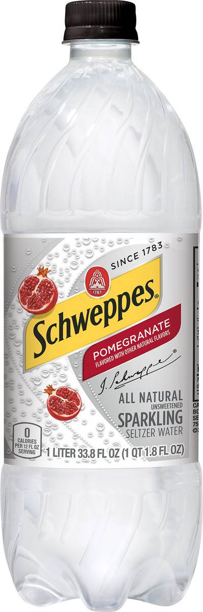 slide 4 of 7, Schweppes Sparkling Pomegranate Seltzer Water 33.8 fl oz, 33.8 fl oz