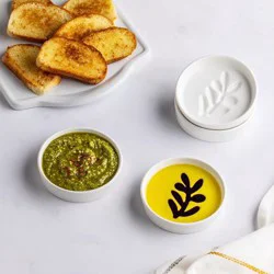 Jeanne Fitz Mini Olive Oil And Balsamic Vinegar Dipping Dishes, Set Of 4
