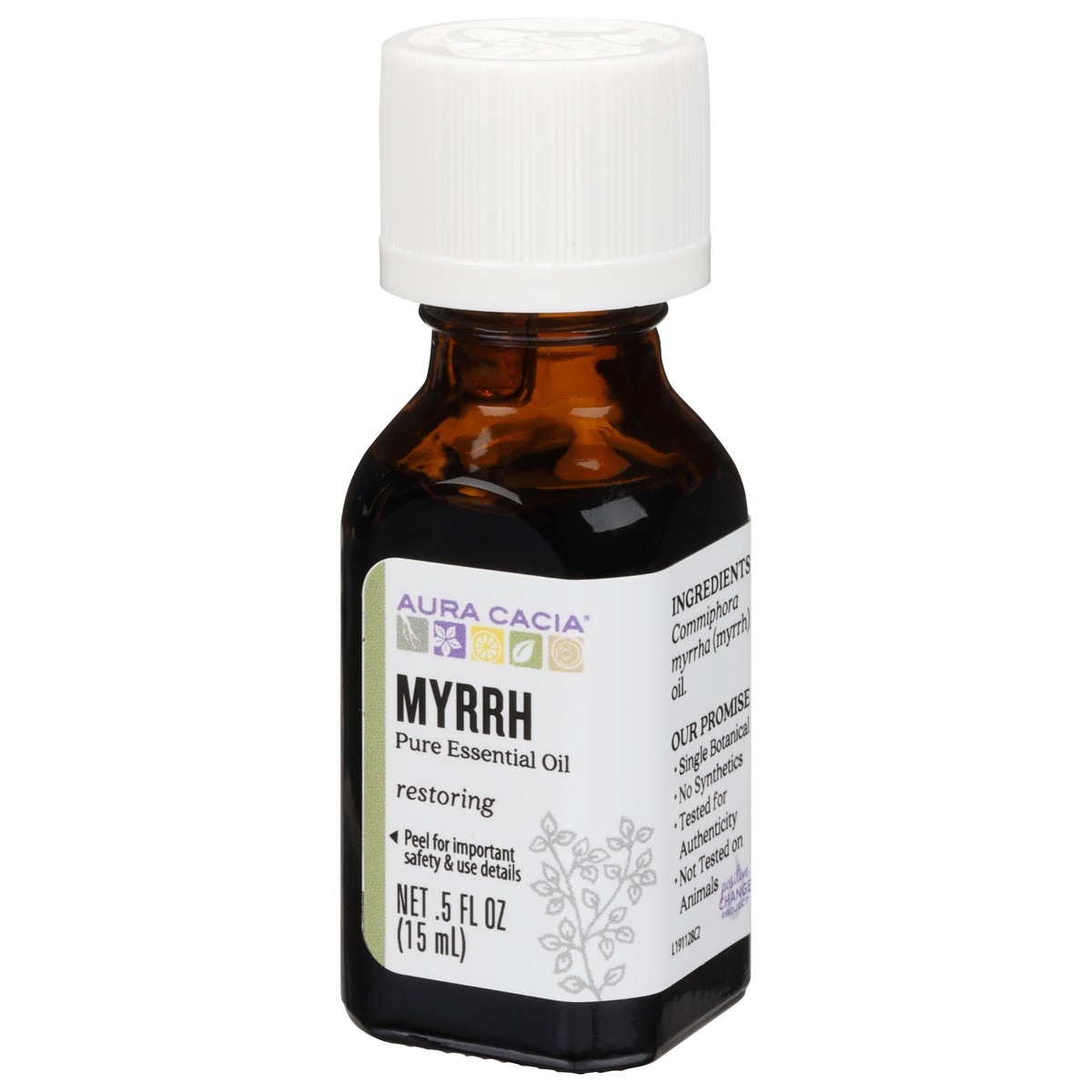 slide 4 of 9, Aura Cacia Myrrh Essential Oil, 0.5 oz