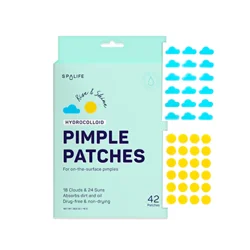 Spa Life Suns & Clouds Pimple Patches, 42 ct