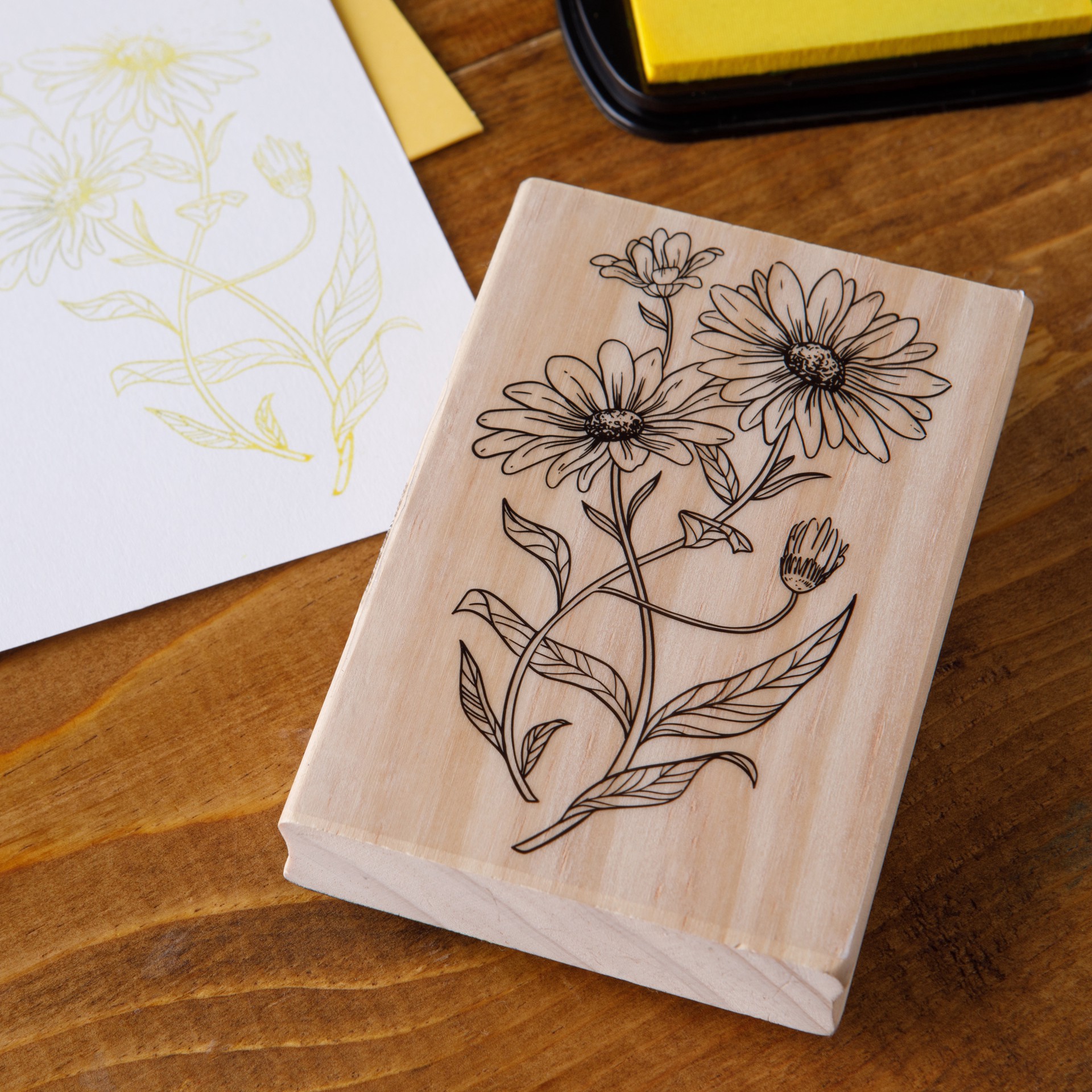 slide 2 of 7, Daisy Stamp By Recollections, 3.25 in x 1 in x 4.75 in