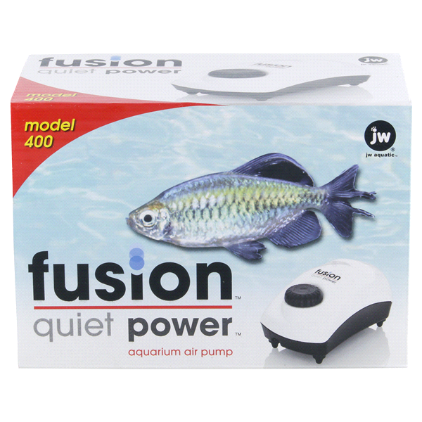 slide 1 of 1, JW Fusion 400 Quiet Power Aquarium Air Pump, 1 ct