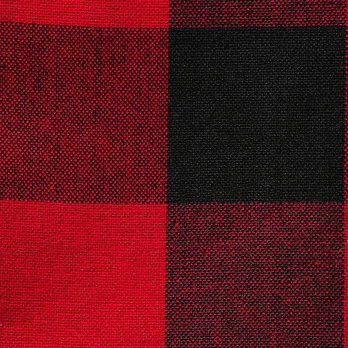 slide 2 of 3, Design Imports Buffalo Check Table Runner - Red, 72 in