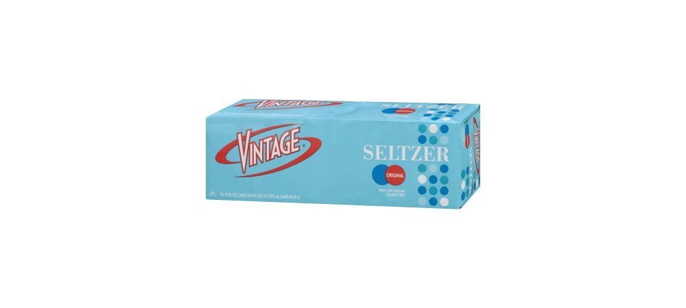 slide 2 of 3, Vintage Original Seltzer Water, 12 ct; 12 fl oz