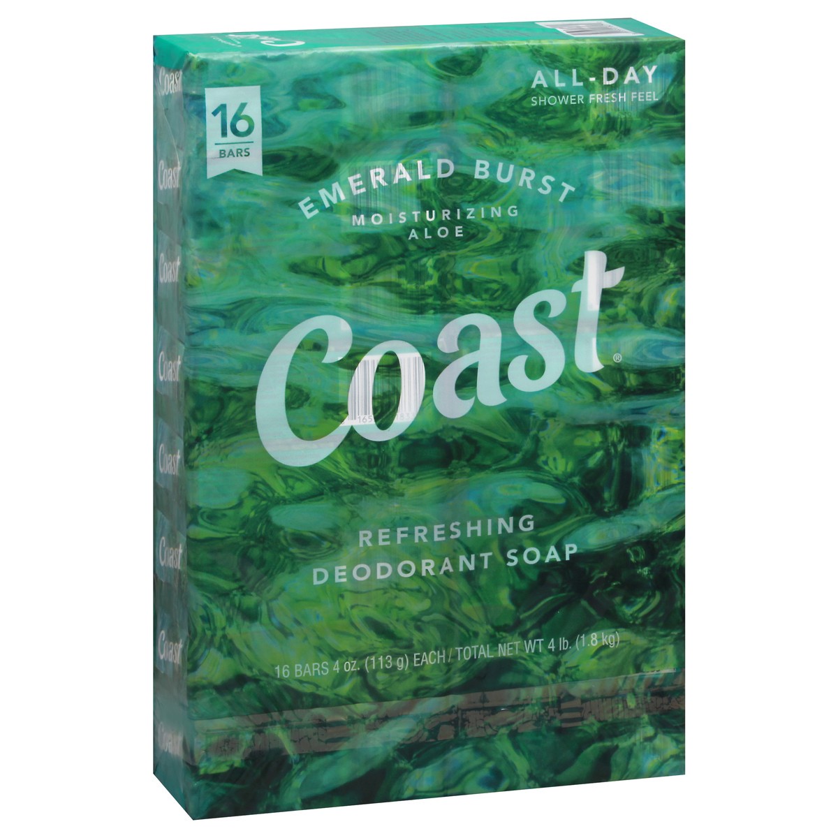 slide 2 of 14, Coast Refreshing Emerald Burst Deodorant Soap 16 - 4 oz Bars, 16 ct