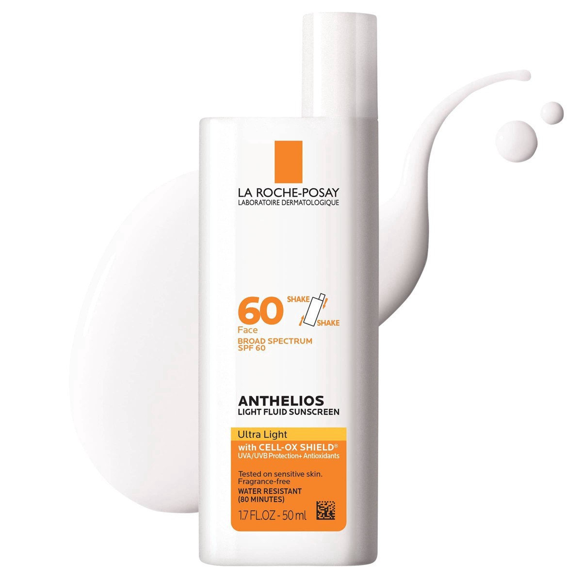 slide 2 of 6, La Roche-Posay Anthelios Tinted Ultra-Light Fluid Mineral Face Sunscreen with Titanium Dioxide - SPF 50 - 1.7 fl oz, 50 ct; 1.7 fl oz