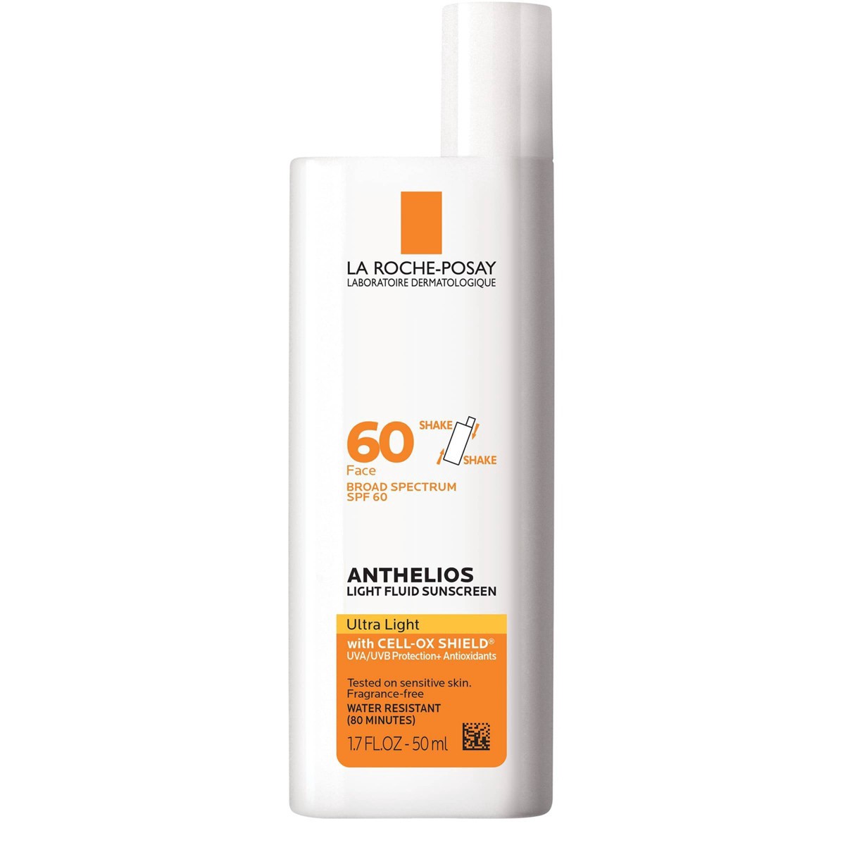 slide 1 of 6, La Roche-Posay Anthelios Tinted Ultra-Light Fluid Mineral Face Sunscreen with Titanium Dioxide - SPF 50 - 1.7 fl oz, 50 ct; 1.7 fl oz