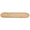 slide 5 of 13, Stoneware & Bamboo Serving Set 3-Piece, 3 ct