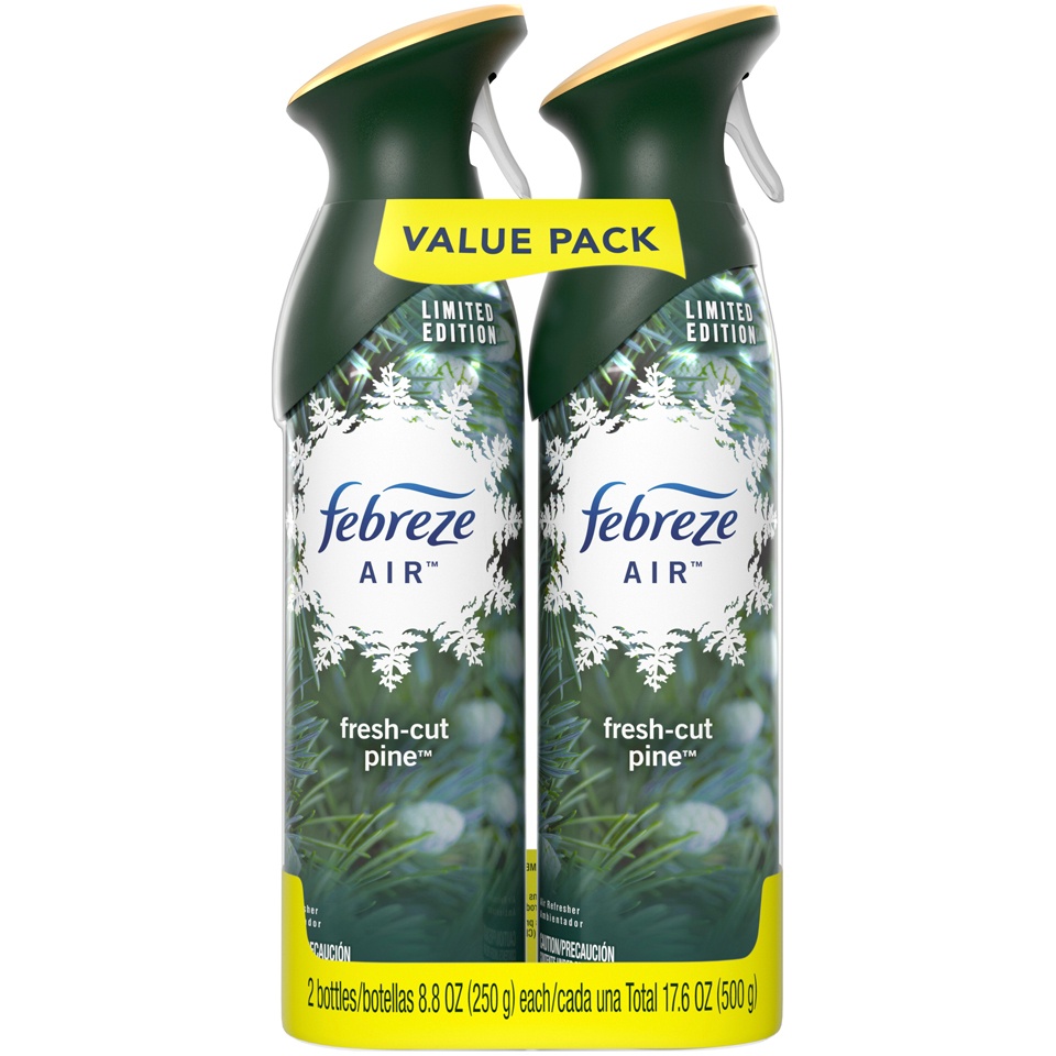 slide 1 of 1, Febreze Fresh Cut Pine Air Freshener, 2 ct; 8.8 oz