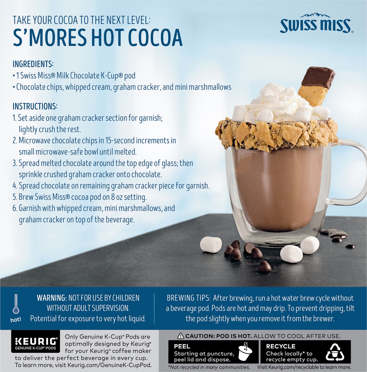 slide 5 of 7, Swiss Miss K-Cup Milk Hot Chocolate - 28 ct, 28 ct