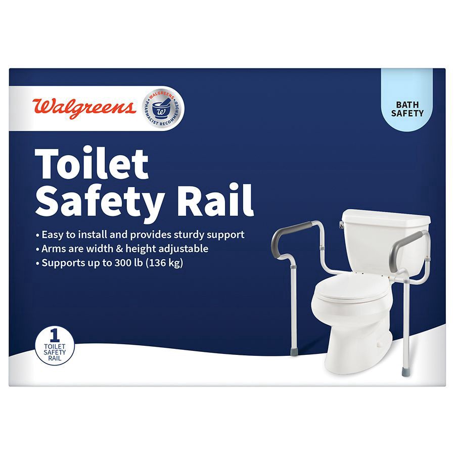 slide 1 of 4, Walgreens Toilet Safety Frame, 1 ct