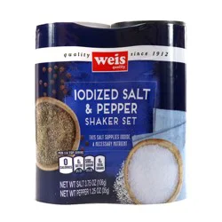 Weis Quality Salt and Pepper Shaker Set