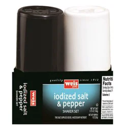 Weis Quality Salt and Pepper Shaker Set