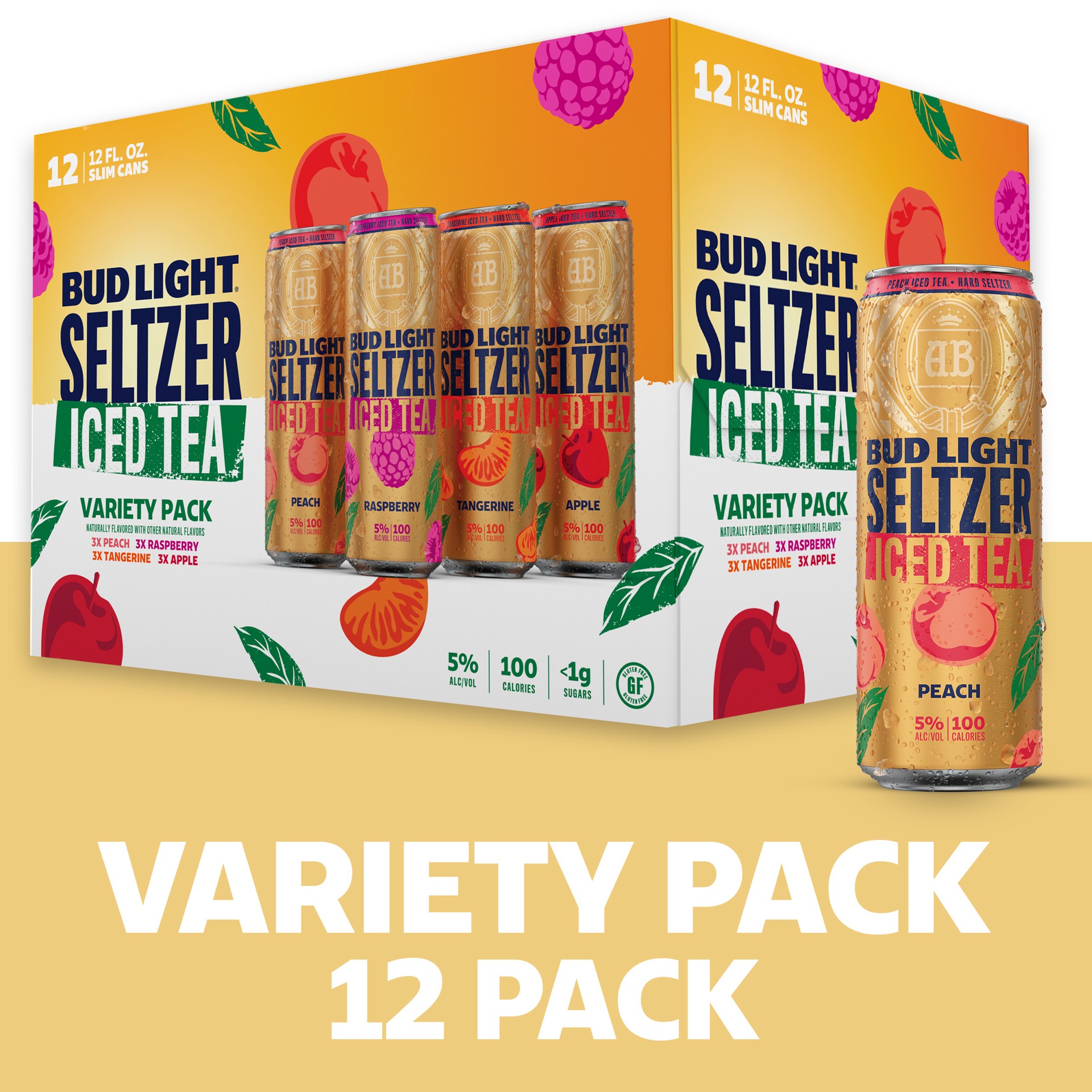 slide 5 of 5, Bud Light Seltzer, Variety Pack, Remix Edition, 12 ct; 12 oz