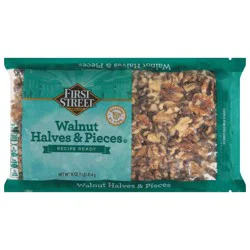 First Street Natural Walnut Halves & Pieces