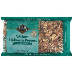 First Street Natural Walnut Halves & Pieces