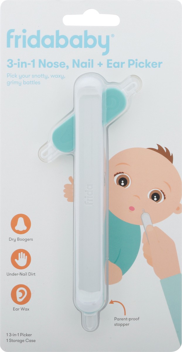 slide 6 of 11, Fridababy 3-in-1 Nose, Nail + Ear Picker 1 ea, 2 ct