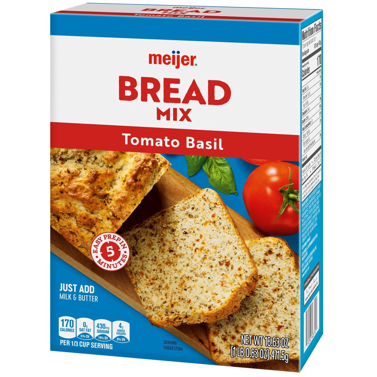 slide 9 of 29, Meijer Tomato Basil Bread, 16.63 oz