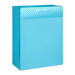 American Greetings Large Aqua Gift Bag