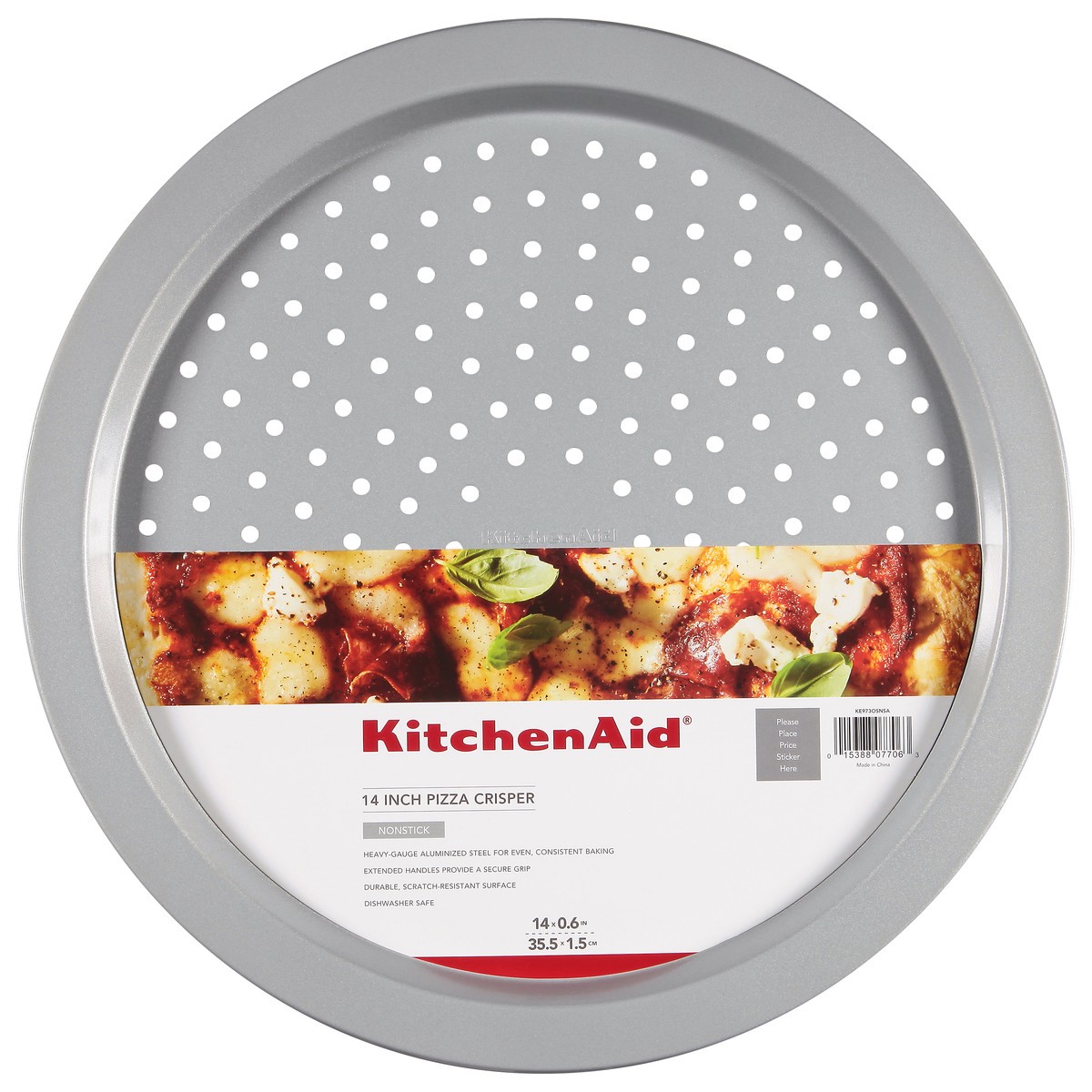 slide 9 of 11, KitchenAid 14 Inch Nonstick Pizza Crisper 1 ea, 1 ct