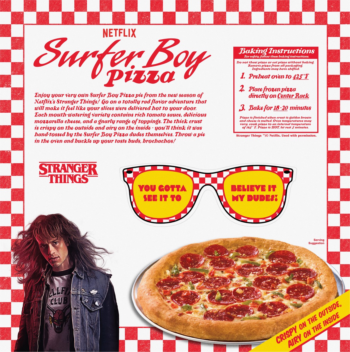 slide 2 of 13, Surfer Boy Pizza Hand-Tossed Style Crust Surfer Special Pizza 23 oz, 23 oz