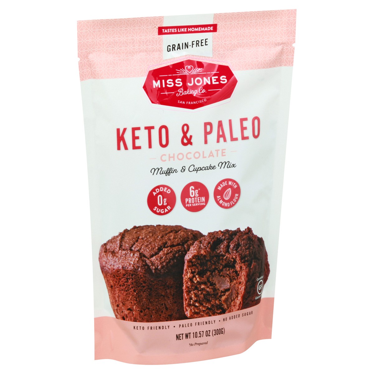 slide 8 of 9, Miss Jones Keto & Paleo Chocolate Muffin & Cupcake Mix 10.57 oz, 10.57 oz