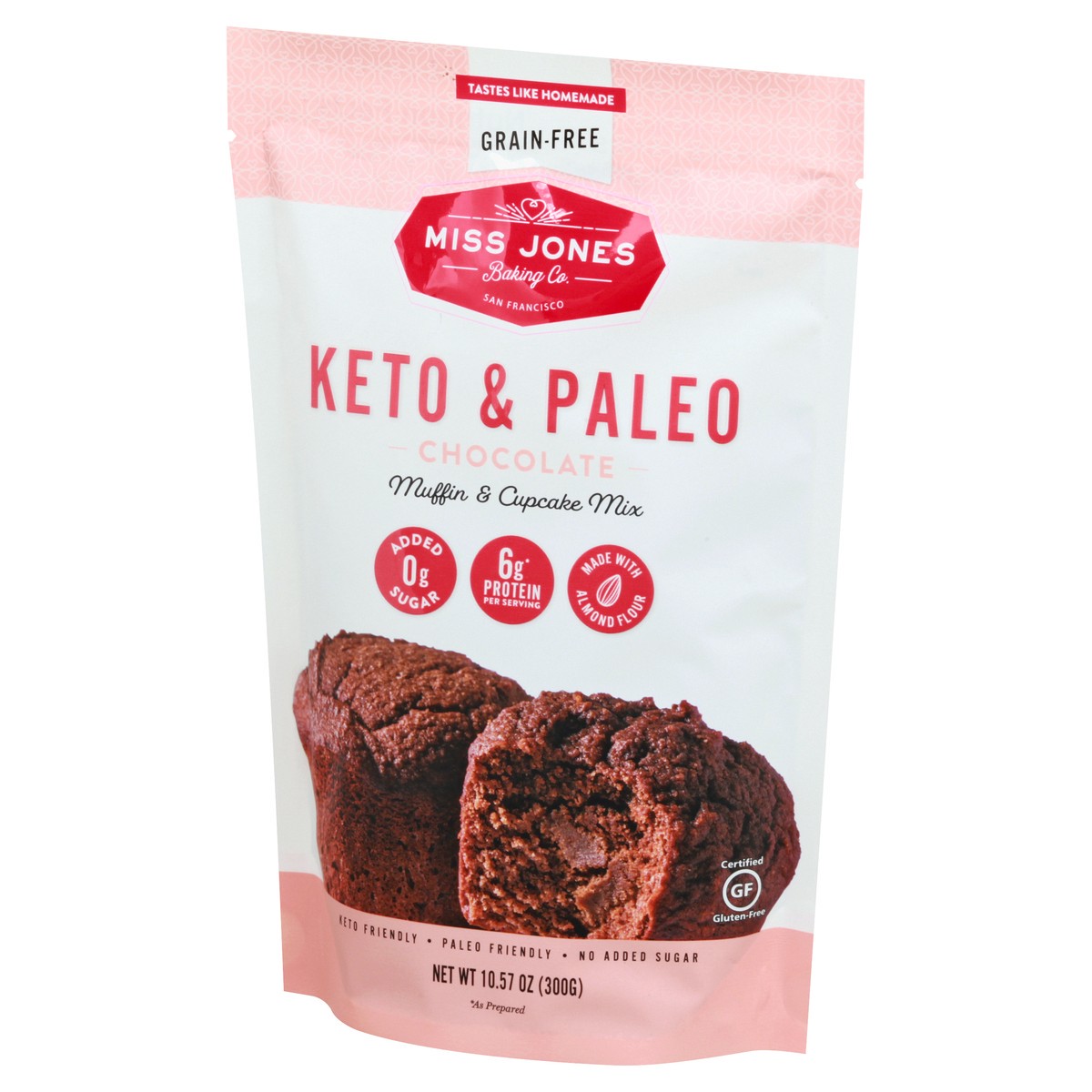 slide 2 of 9, Miss Jones Keto & Paleo Chocolate Muffin & Cupcake Mix 10.57 oz, 10.57 oz