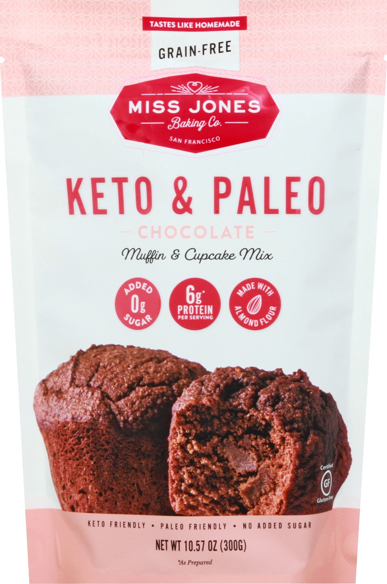 slide 5 of 9, Miss Jones Keto & Paleo Chocolate Muffin & Cupcake Mix 10.57 oz, 10.57 oz