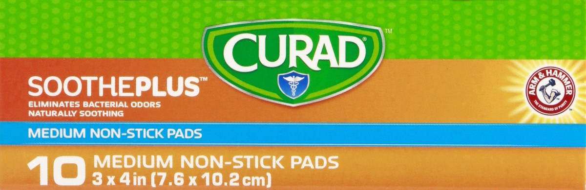 slide 3 of 5, Curad Pads 10 ea, 10 ct