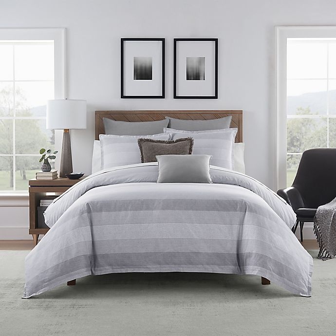 slide 1 of 1, Bridge Street Harper Full/Queen Duvet Cover Set - Grey, 1 ct