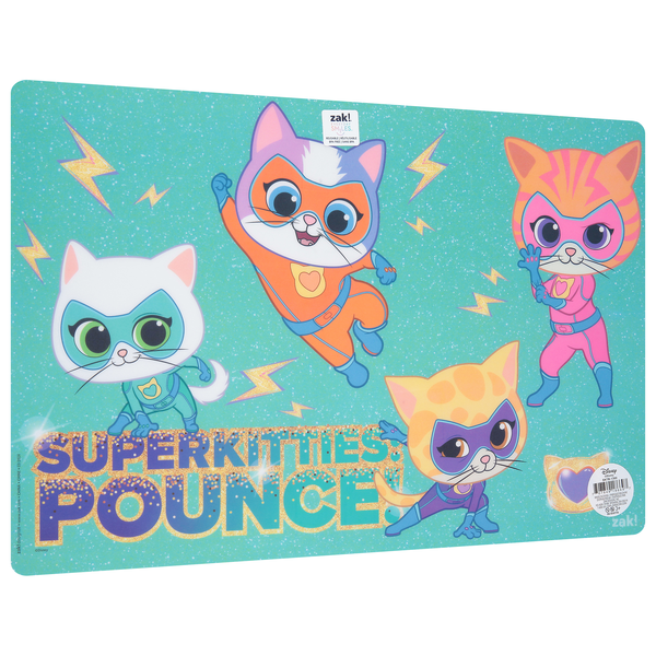 slide 1 of 1, Zak Designs, Inc. Zak! Placemat, Superkitties, 1 ct