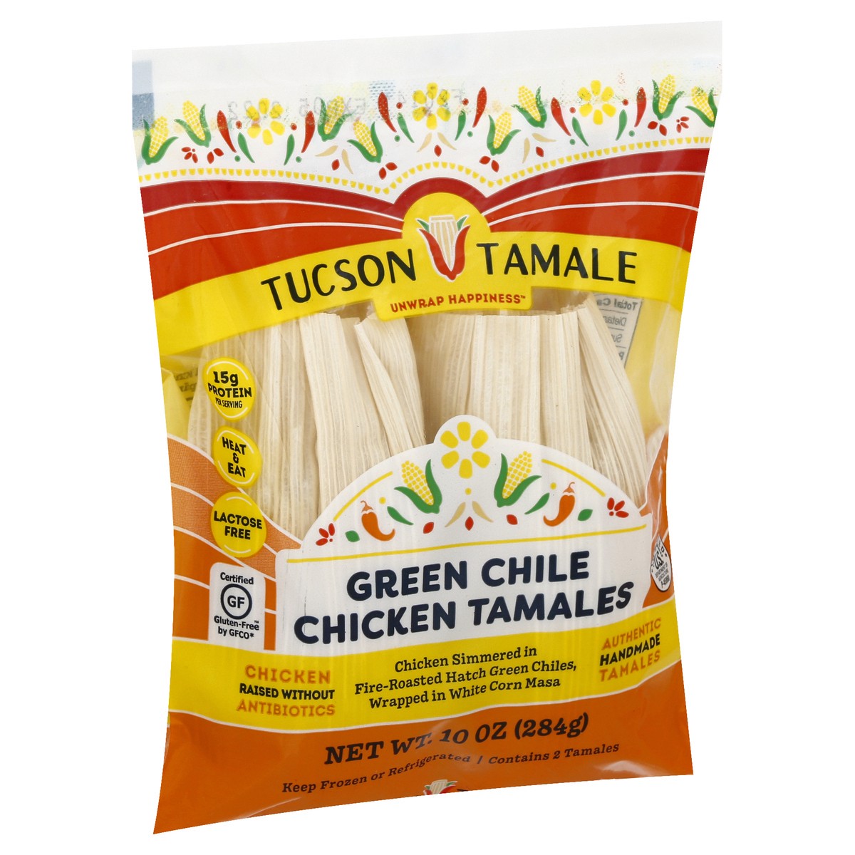 slide 10 of 13, Tuscan Tamale Green Chile Chicken Tamales 2 ea, 10 oz