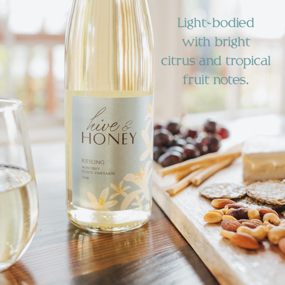 slide 2 of 6, Hive & Honey Riesling, 750 ml