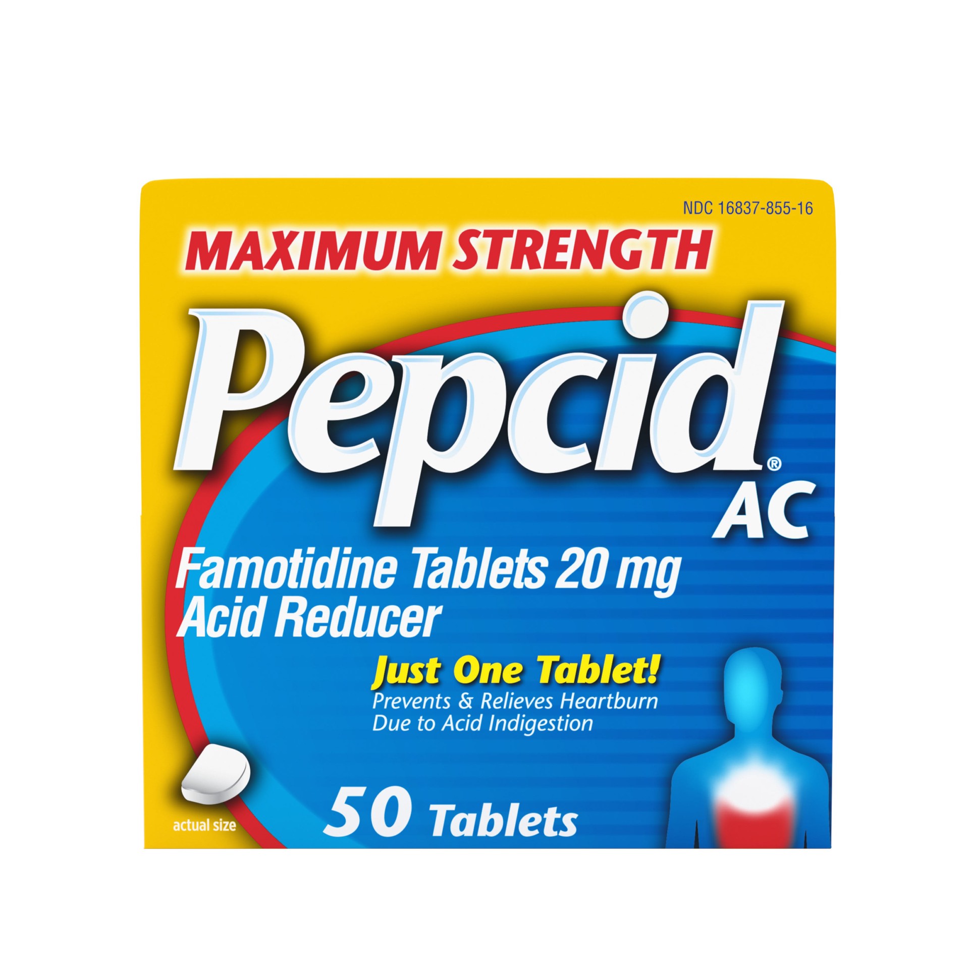 slide 8 of 10, Pepcid Acid Reducers Maximum Strength - 50ct, 50 ct