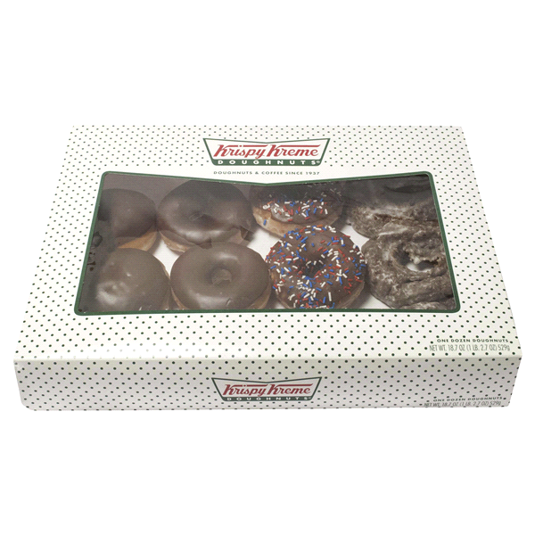 slide 1 of 1, Krispy Kreme Assorted Donuts, 12 oz